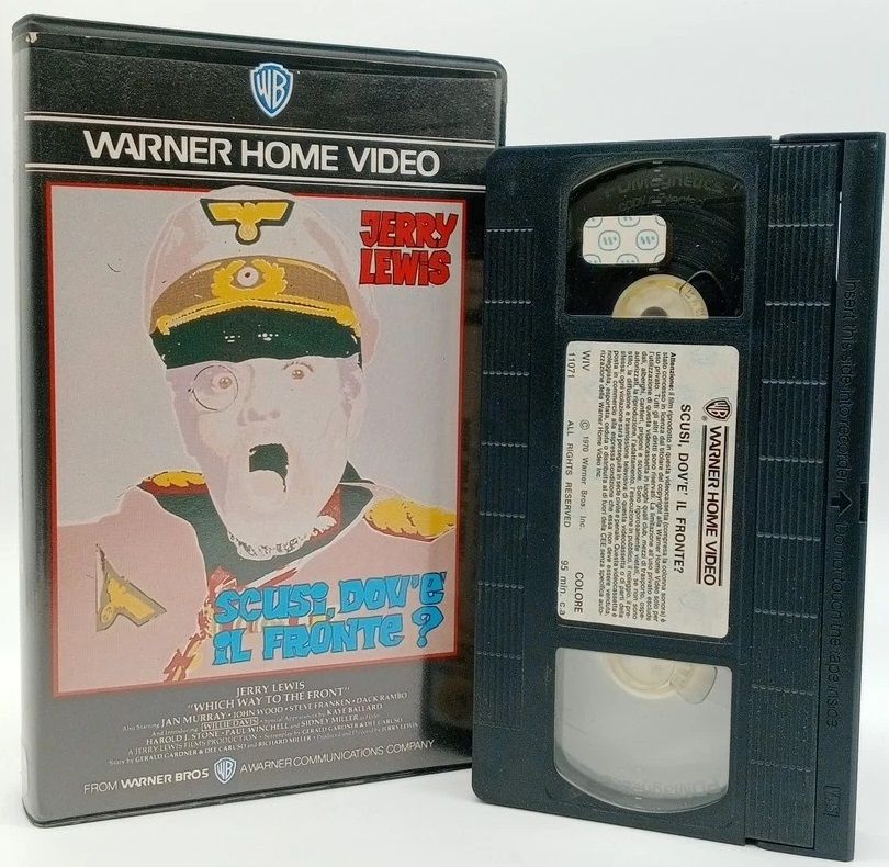 TeknoFilm - VHS - SCUSI DOV'E' IL FRONTE? di Jerry Lewis (1970) - WARNER BROS TeknoFilm - VHS - SCUSI DOV'E' IL FRONTE? di Jerry Lewis (1970) - WARNER BROS