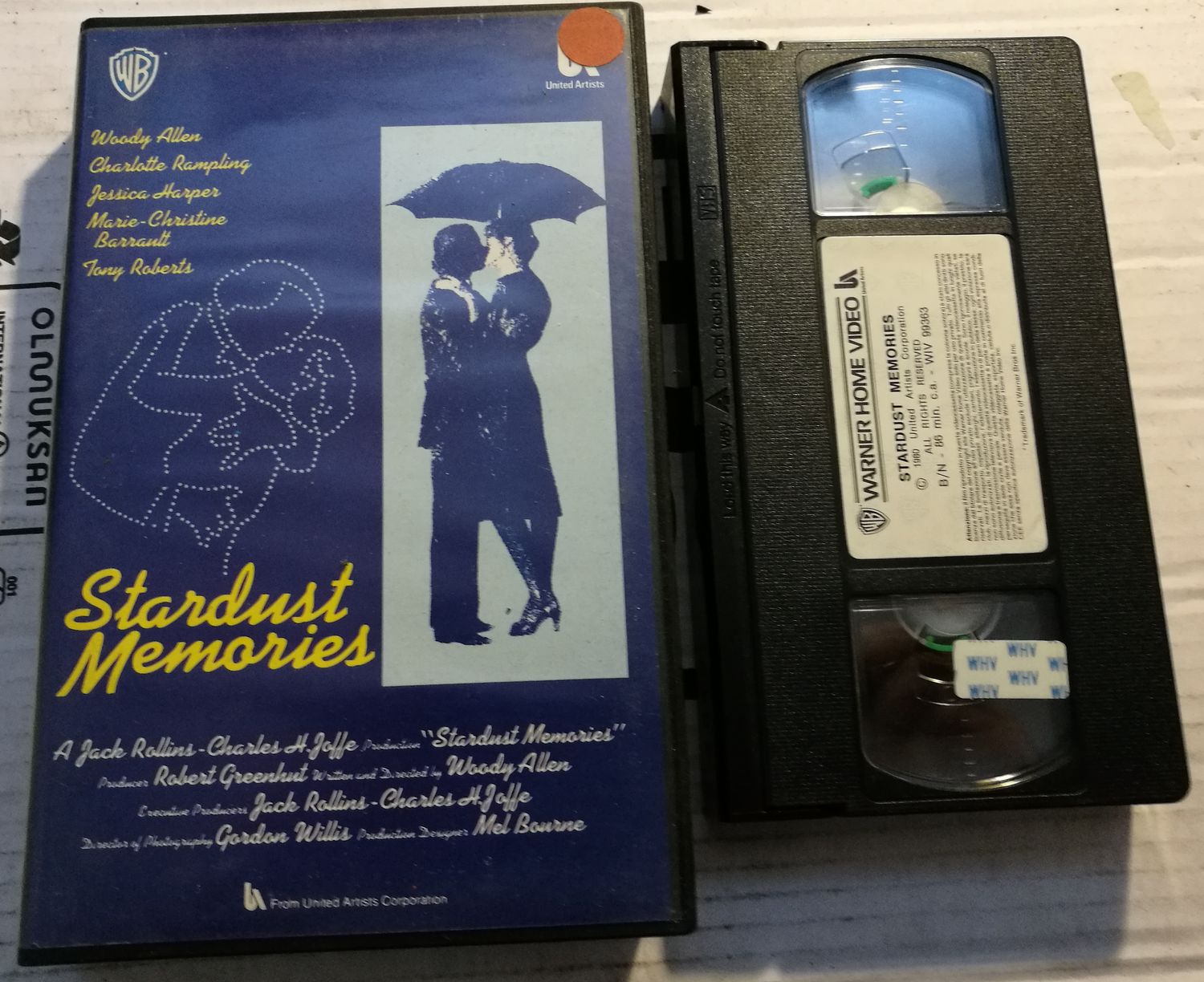 TeknoFilm - VHS - STARDUST MEMORIES di Woody Allen (1980) - WARNER BROS TeknoFilm - VHS - STARDUST MEMORIES di Woody Allen (1980) - WARNER BROS