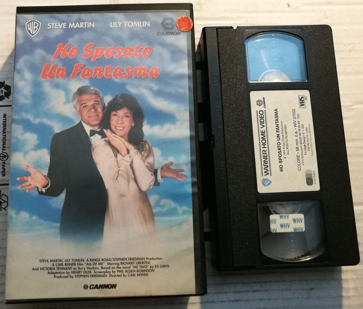 TeknoFilm - VHS - HO SPOSATO UN FANTASMA di Carl Reiner (1984) - WARNER BROS TeknoFilm - VHS - HO SPOSATO UN FANTASMA di Carl Reiner (1984) - WARNER BROS