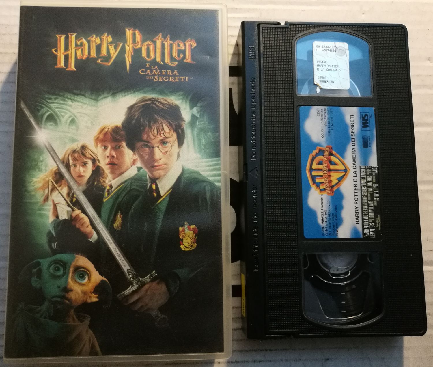 TeknoFilm - VHS - HARRY POTTER E LA CAMERA DEI SEGRETI di Chris Columbus (2002) - WARNER BROS TeknoFilm - VHS - HARRY POTTER E LA CAMERA DEI SEGRETI di Chris Columbus (2002) - WARNER BROS
