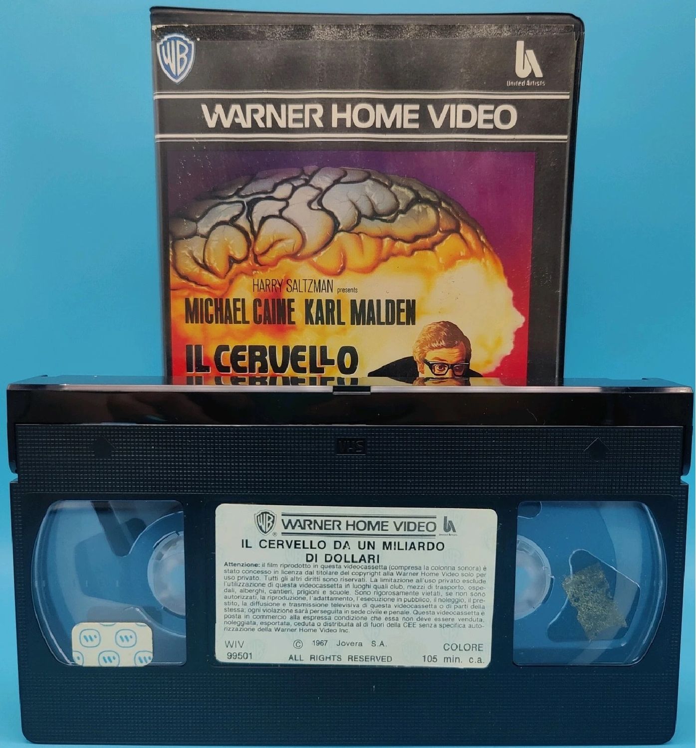 TeknoFilm - VHS - IL CERVELLO DA UN MILIARDO DI DOLLARI di Ken Russell (1967) - WARNER BROS TeknoFilm - VHS - IL CERVELLO DA UN MILIARDO DI DOLLARI di Ken Russell (1967) - WARNER BROS