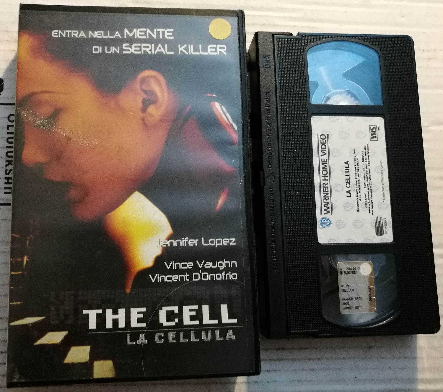 TeknoFilm - VHS - THE CELL - LA CELLULA di Tarsem Singh (2000) - WARNER BROS TeknoFilm - VHS - THE CELL - LA CELLULA di Tarsem Singh (2000) - WARNER BROS