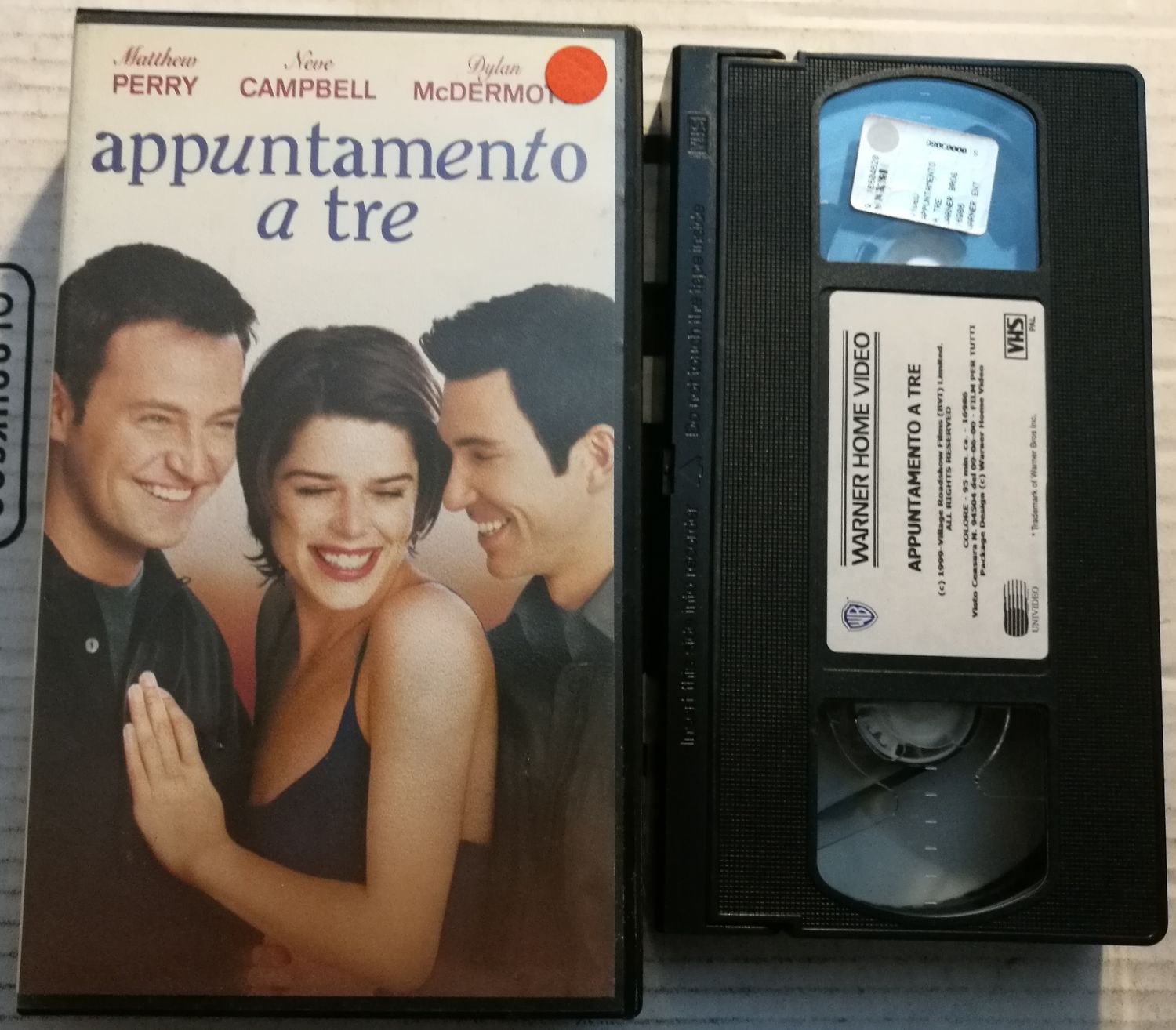 TeknoFilm - VHS - APPUNTAMENTO A TRE di Damon Santostefano (2000) - WARNER BROS TeknoFilm - VHS - APPUNTAMENTO A TRE di Damon Santostefano (2000) - WARNER BROS