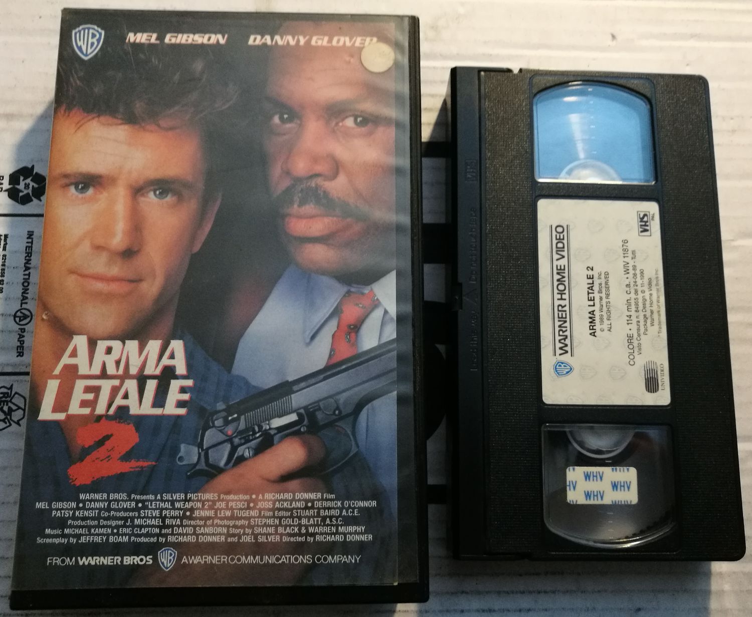 TeknoFilm - VHS - ARMA LETALE 2 di Richard Donner (1989) - WARNER BROS TeknoFilm - VHS - ARMA LETALE 2 di Richard Donner (1989) - WARNER BROS