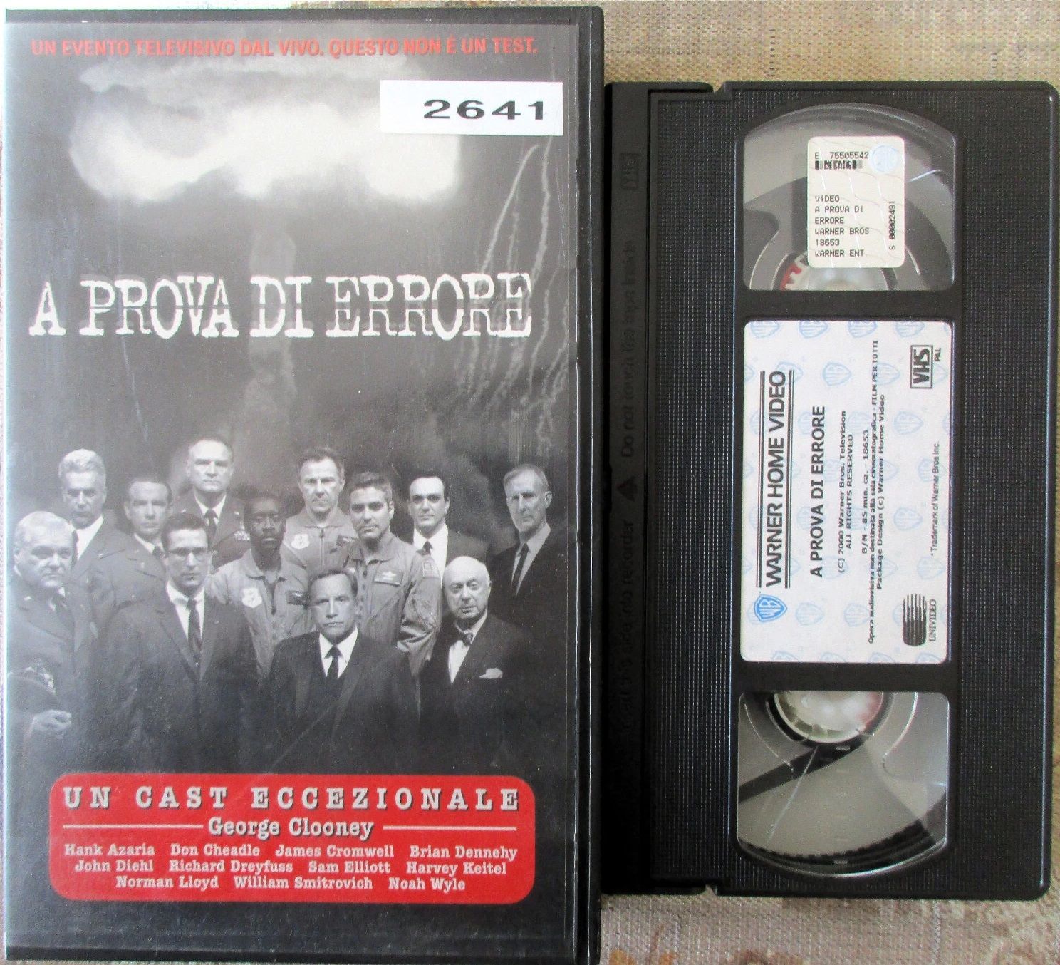 TeknoFilm - VHS - A PROVA DI ERRORE di Stephen Frears (2000) - WARNER BROS TeknoFilm - VHS - A PROVA DI ERRORE di Stephen Frears (2000) - WARNER BROS