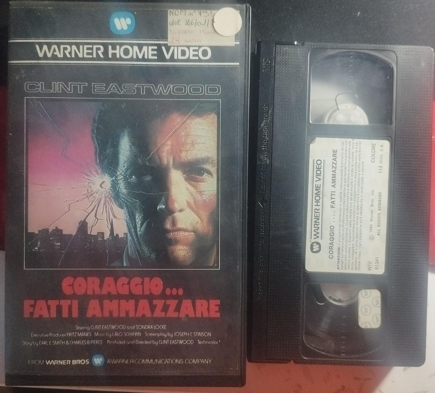 TeknoFilm - VHS - CORAGGIO FATTI AMMAZZARE di Clint Eastwood (1983) - WARNER BROS