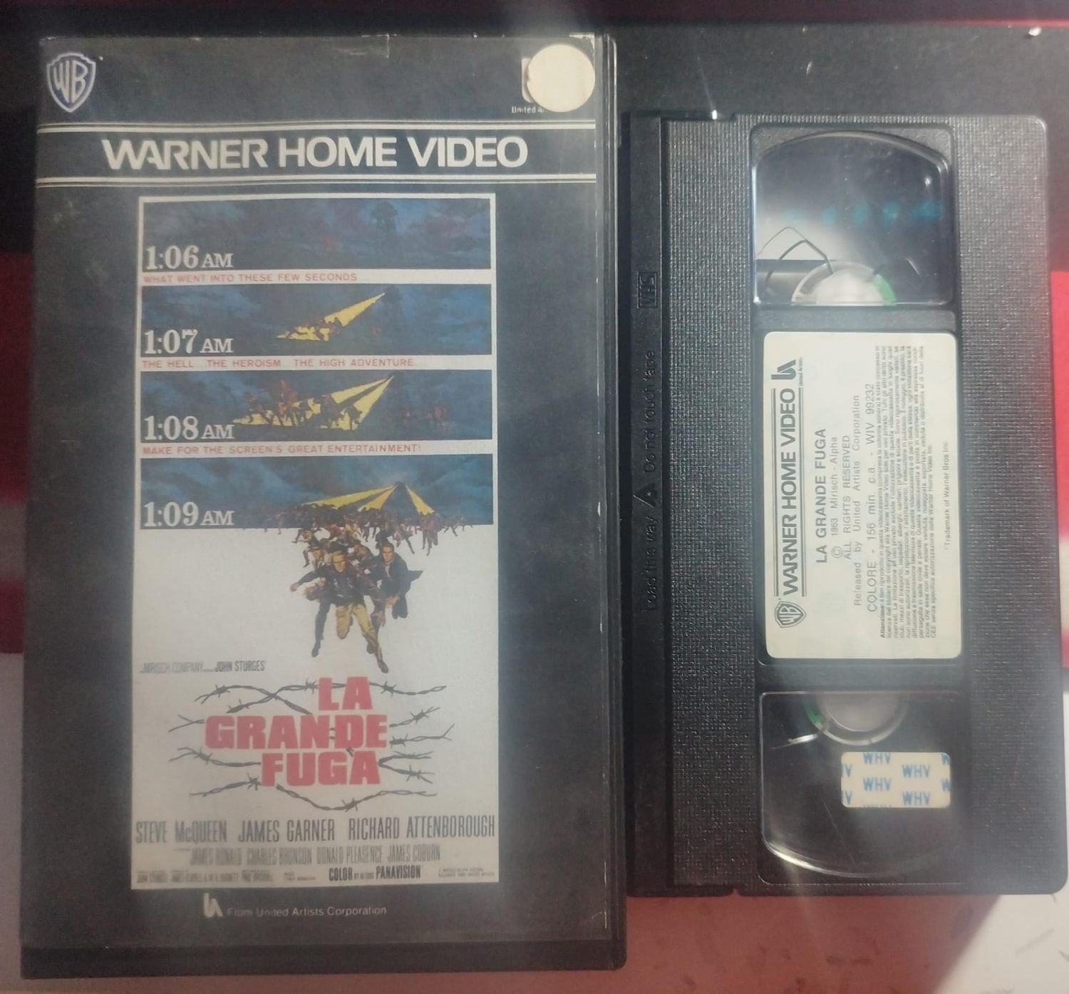 TeknoFilm - VHS - LA GRANDE FUGA di John Sturges (1963) - WARNER BROS TeknoFilm - VHS - LA GRANDE FUGA di John Sturges (1963) - WARNER BROS