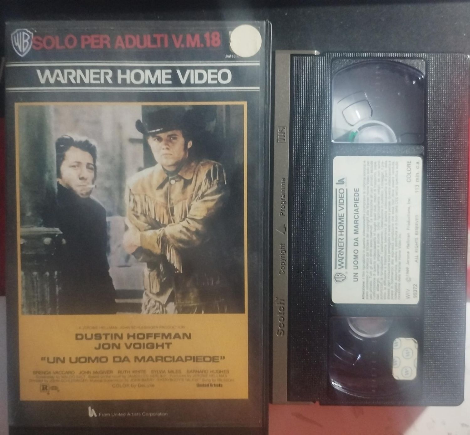 TeknoFilm - VHS - UN UOMO DA MARCIAPIEDE di John Schlesinger (1969) - WARNER BROS TeknoFilm - VHS - UN UOMO DA MARCIAPIEDE di John Schlesinger (1969) - WARNER BROS