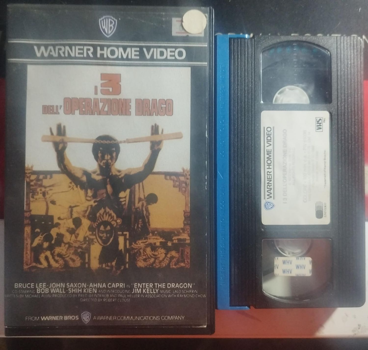 TeknoFilm - VHS - I 3 DELL'OPERAZIONE DRAGO di Robert Clouse (1973) - WARNER BROS TeknoFilm - VHS - I 3 DELL'OPERAZIONE DRAGO di Robert Clouse (1973) - WARNER BROS