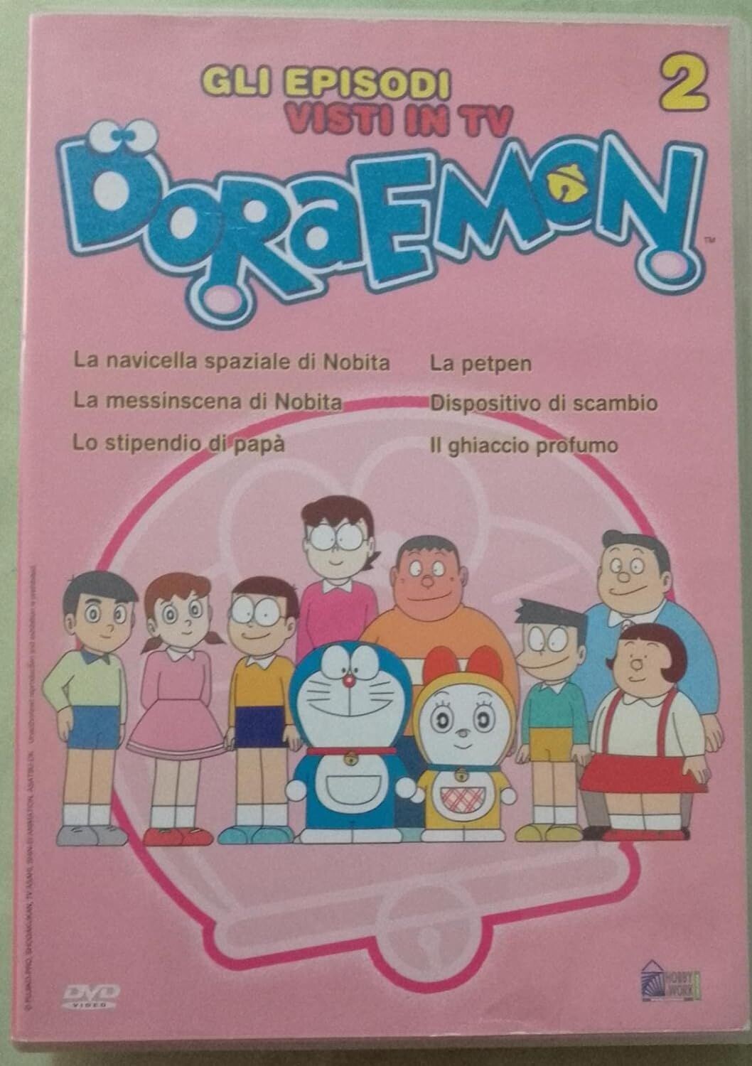 TeknoFilm - DVD – DORAEMON Vol. 02 - Stagione 1 Episodi 07 - 08 - 09 - 10 - 11 - 12 (1979) - HOBBY & WORK