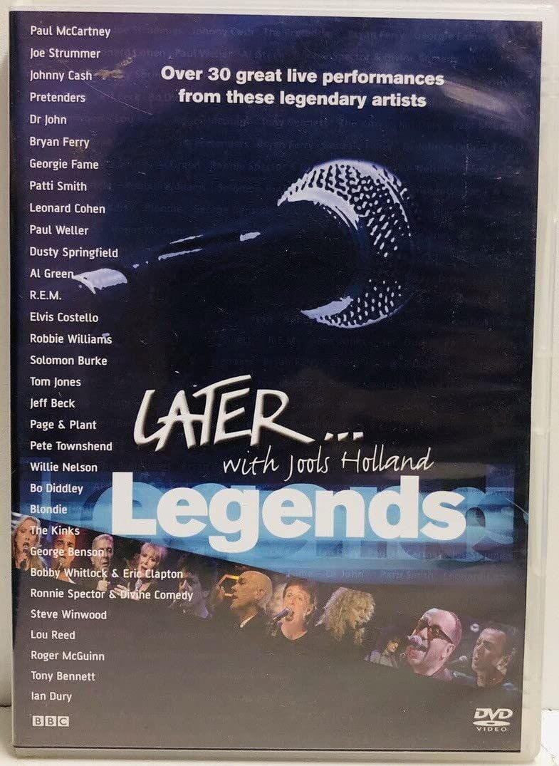 TeknoFilm – DVD – LATER WITH JOOLS HOLLAND LEGENDS (2003) - WARNER MUSIC TeknoFilm – DVD – LATER WITH JOOLS HOLLAND LEGENDS (2003) - WARNER MUSIC