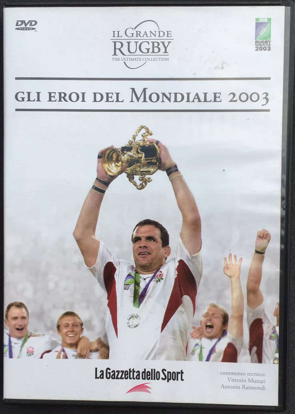 TeknoFilm - DVD – IL GRANDE RUGBY Vol. 02 - GLI EROI DEL MONDIALE 2003 - GAZZETTA DELLO SPORT TeknoFilm - DVD – IL GRANDE RUGBY Vol. 02 - GLI EROI DEL MONDIALE 2003 - GAZZETTA DELLO SPORT