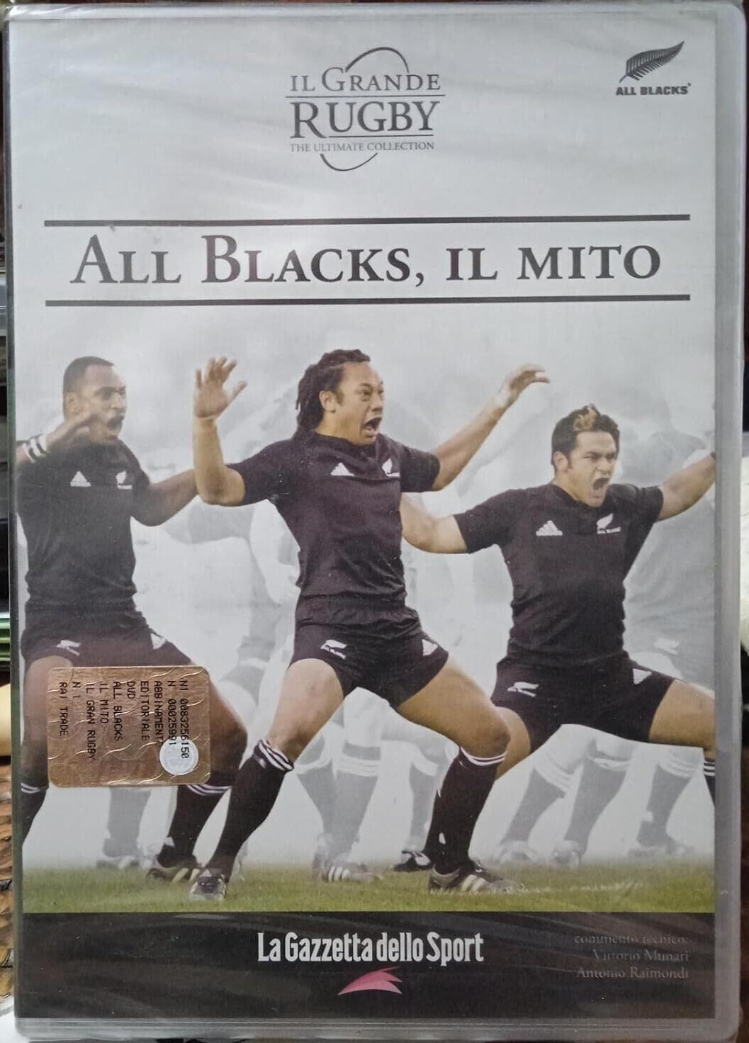 TeknoFilm - DVD – IL GRANDE RUGBY Vol. 01 - ALL BLACKS IL MITO - GAZZETTA DELLO SPORT TeknoFilm - DVD – IL GRANDE RUGBY Vol. 01 - ALL BLACKS IL MITO - GAZZETTA DELLO SPORT