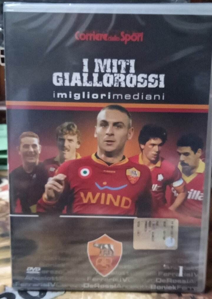 TeknoFilm - DVD – I MITI GIALLOROSSI Vol. 01 - I MIGLIORI MEDIANI - CORRIERE DELLO SPORT TeknoFilm - DVD – I MITI GIALLOROSSI Vol. 01 - I MIGLIORI MEDIANI - CORRIERE DELLO SPORT