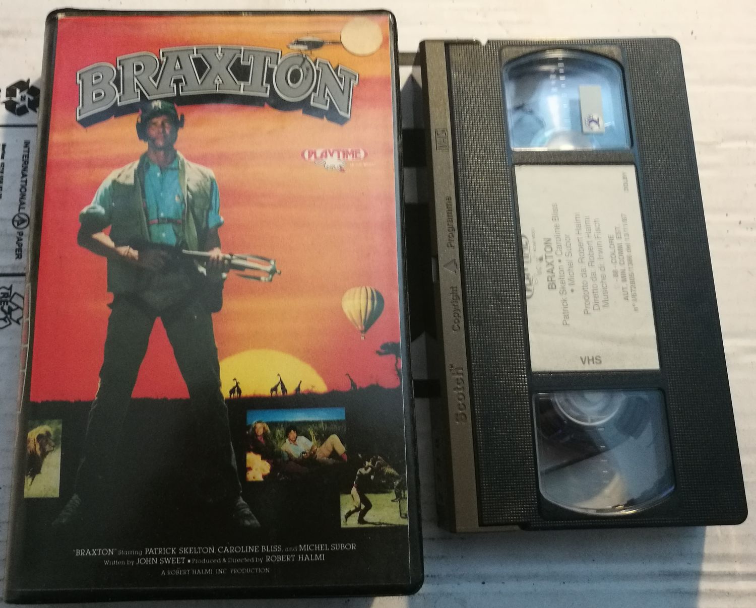 TeknoFilm - VHS - BRAXTON di Robert Halmi Jr. (1987) - PLAYTIME (INEDITO IN DVD) TeknoFilm - VHS - BRAXTON di Robert Halmi Jr. (1987) - PLAYTIME (INEDITO IN DVD)