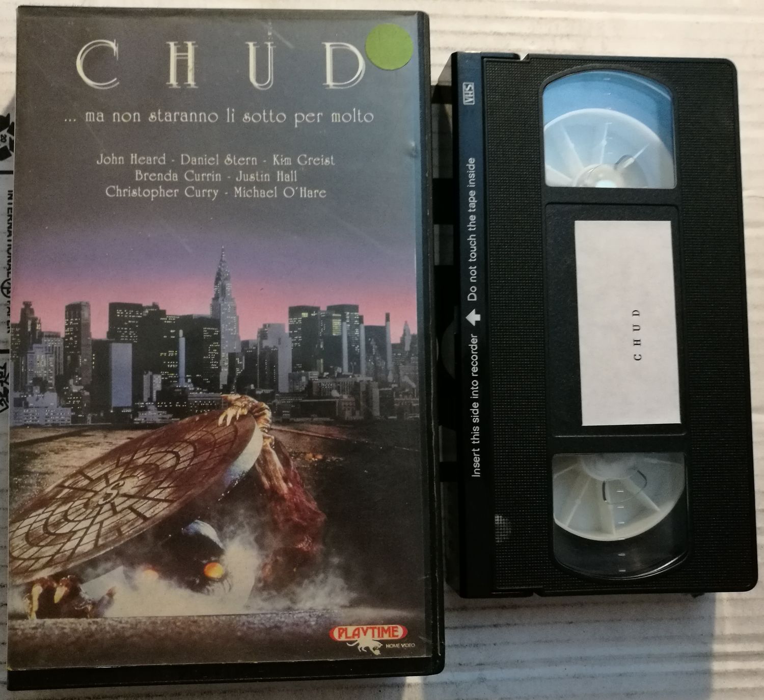 TeknoFilm - VHS - C.H.U.D. CHUD di Douglas Cheek (1984) - PLAYTIME (INEDITO IN DVD)