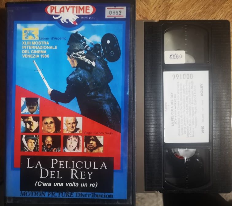 TeknoFilm - VHS - LA PELICULA DEL REY - C'ERA UNA VOLTA UN RE di Carlos Sorin (1986) - PLAYTIME (INEDITO IN DVD) TeknoFilm - VHS - LA PELICULA DEL REY - C'ERA UNA VOLTA UN RE di Carlos Sorin (1986) - PLAYTIME (INEDITO IN DVD)