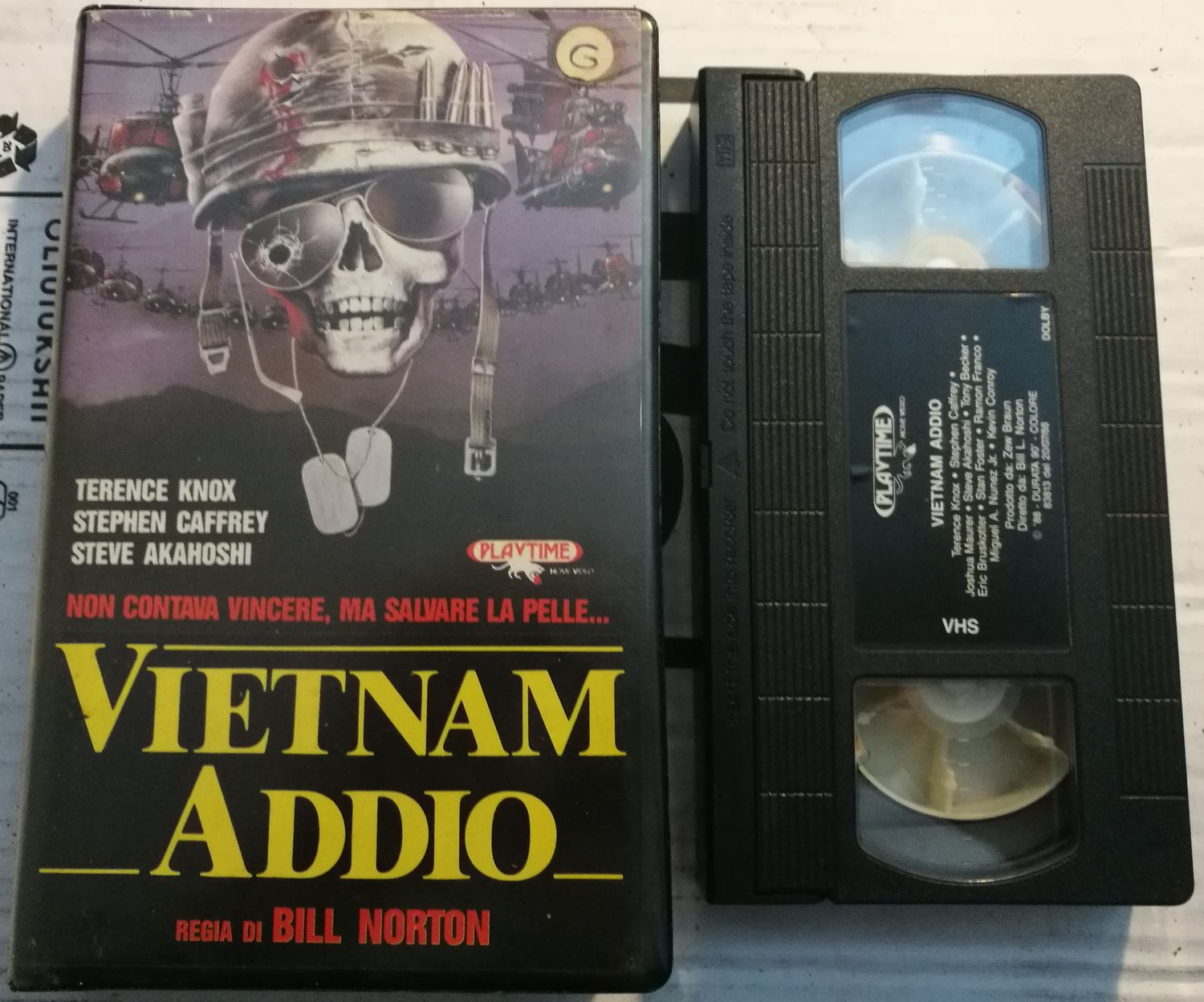 TeknoFilm - VHS - VIETNAM ADDIO di Bill Norton (1987) - PLAYTIME (INEDITO IN DVD) TeknoFilm - VHS - VIETNAM ADDIO di Bill Norton (1987) - PLAYTIME (INEDITO IN DVD)