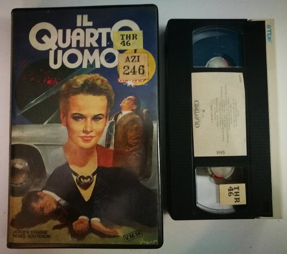 TeknoFilm - VHS - IL QUARTO UOMO di Paul Verhoeven (1982) - PLAYTIME (INEDITO IN DVD)