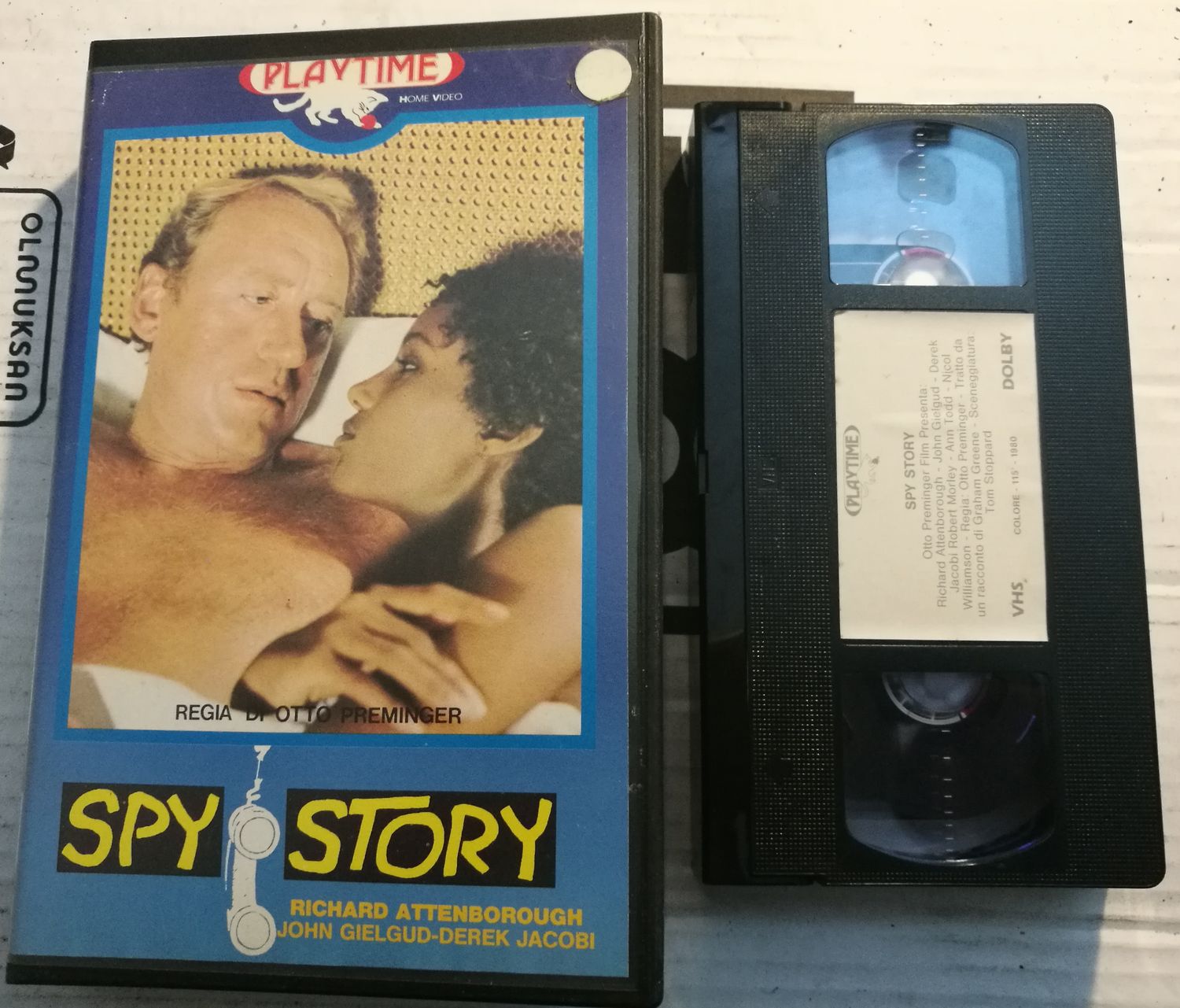 TeknoFilm - VHS - SPY STORY di Otto Preminger (1980) - PLAYTIME (INEDITO IN DVD) TeknoFilm - VHS - SPY STORY di Otto Preminger (1980) - PLAYTIME (INEDITO IN DVD)