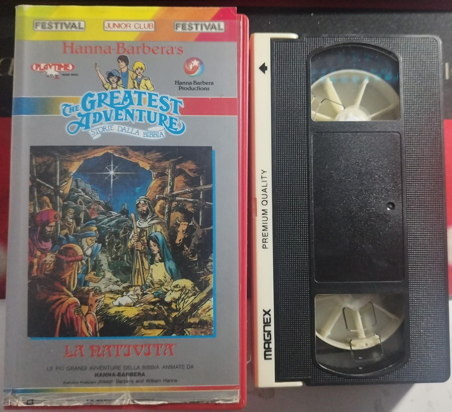 TeknoFilm - VHS - La più grande avventura - Le storie della Bibbia LA NATIVITA' di Don Lusk (1985) - PLAYTIME (INEDITO IN DVD) TeknoFilm - VHS - La più grande avventura - Le storie della Bibbia LA NATIVITA' di Don Lusk (1985) - PLAYTIME (INEDITO IN DVD)