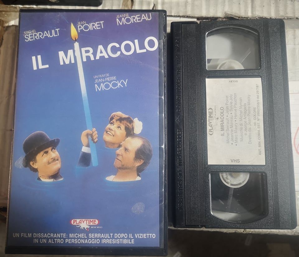 TeknoFilm - VHS - IL MIRACOLO di Jean-Pierre Mocky (1987) - PLAYTIME (INEDITO IN DVD)