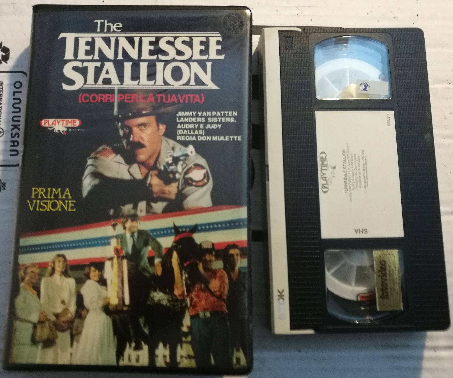 TeknoFilm - VHS - THE TENNESSEE STALLION - CORRI PER LA TUA VITA di Don Hulette (1982) - PLAYTIME (INEDITO IN DVD)