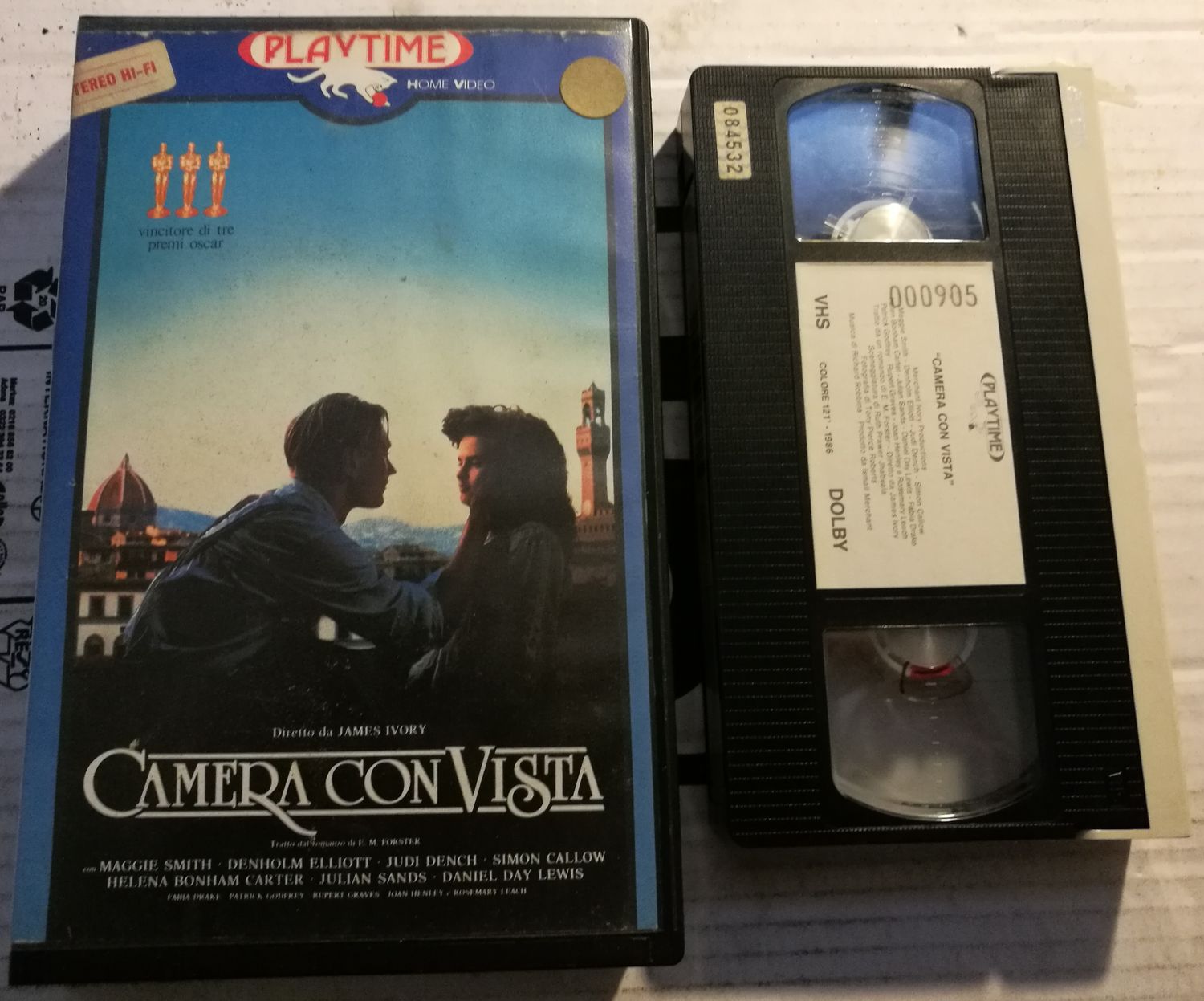 TeknoFilm - VHS - CAMERA CON VISTA di James Ivory (1985) - PLAYTIME TeknoFilm - VHS - CAMERA CON VISTA di James Ivory (1985) - PLAYTIME
