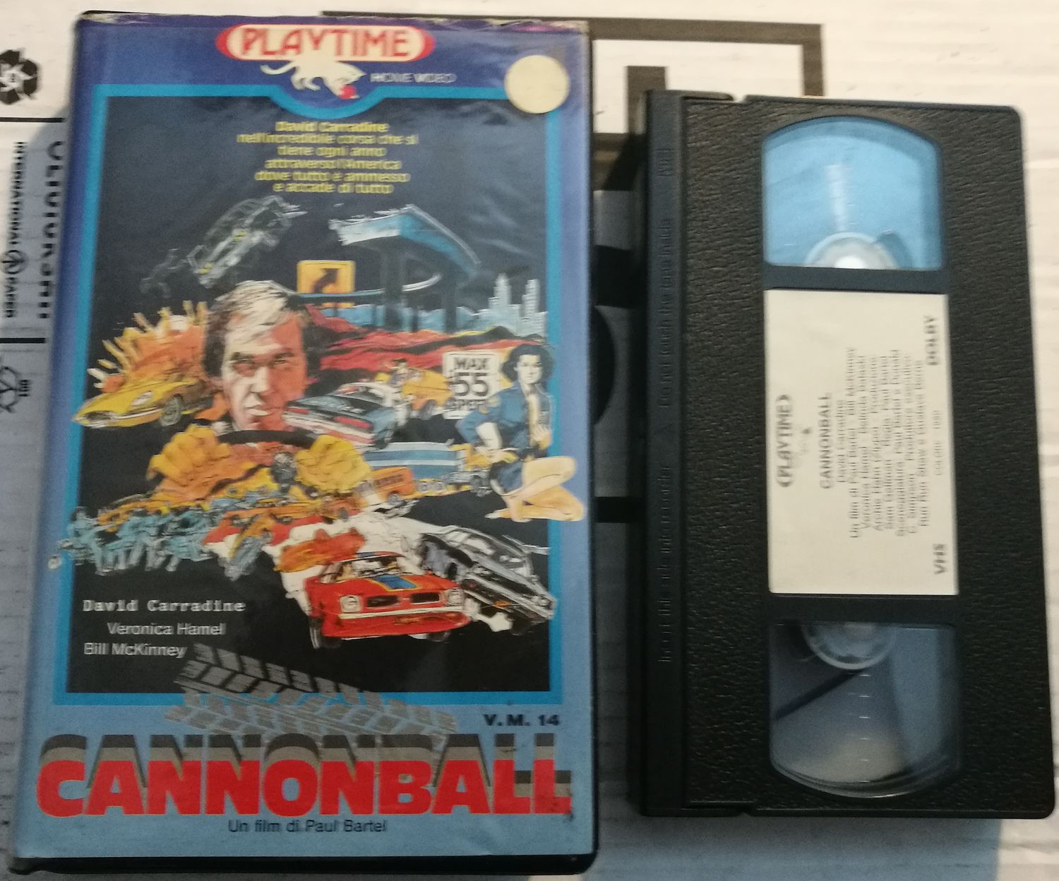 TeknoFilm - VHS - CANNONBALL di Paul Bartel (1976) - PLAYTIME TeknoFilm - VHS - CANNONBALL di Paul Bartel (1976) - PLAYTIME