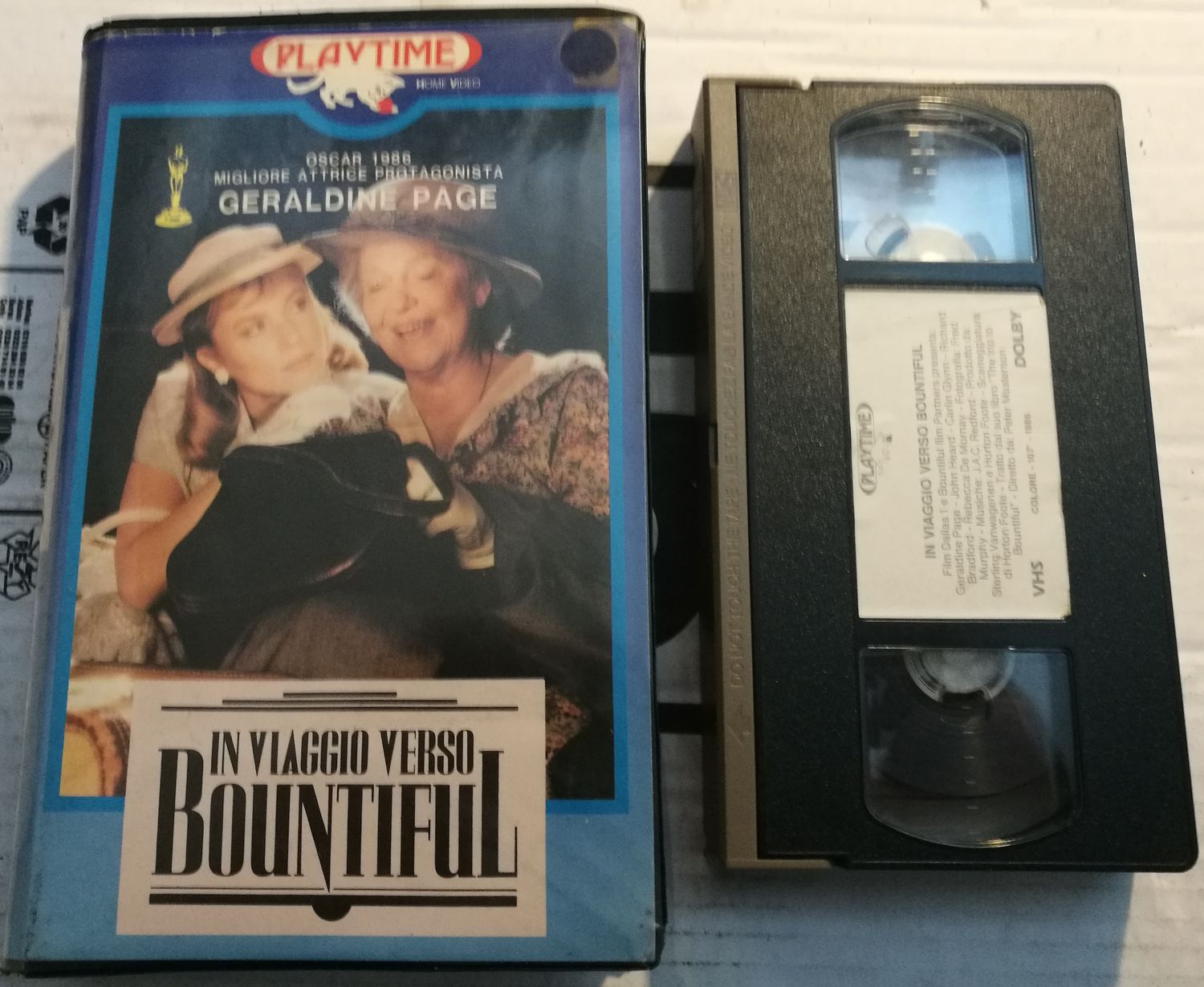 TeknoFilm - VHS - IN VIAGGIO VERSO BOUNTIFUL di Peter Masterson (1985) - PLAYTIME TeknoFilm - VHS - IN VIAGGIO VERSO BOUNTIFUL di Peter Masterson (1985) - PLAYTIME