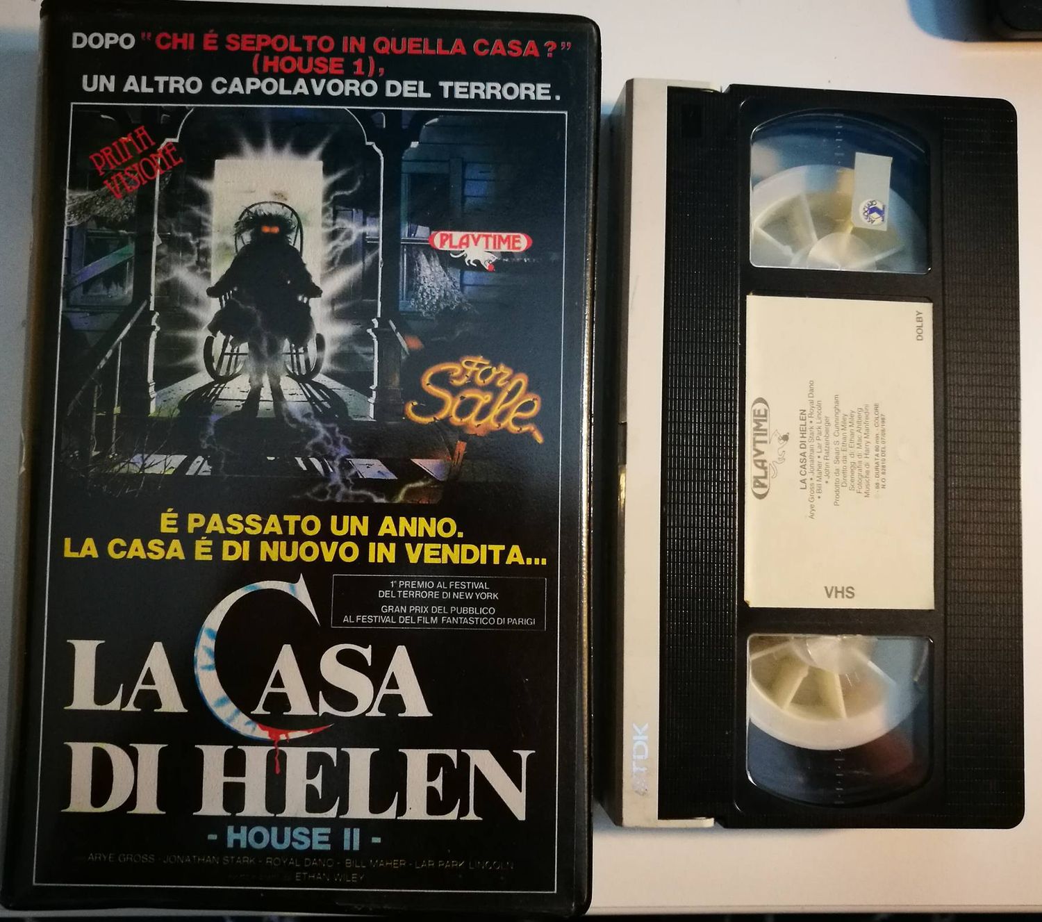 TeknoFilm - VHS - LA CASA DI HELEN di Ethan Wiley (1987) - PLAYTIME TeknoFilm - VHS - LA CASA DI HELEN di Ethan Wiley (1987) - PLAYTIME