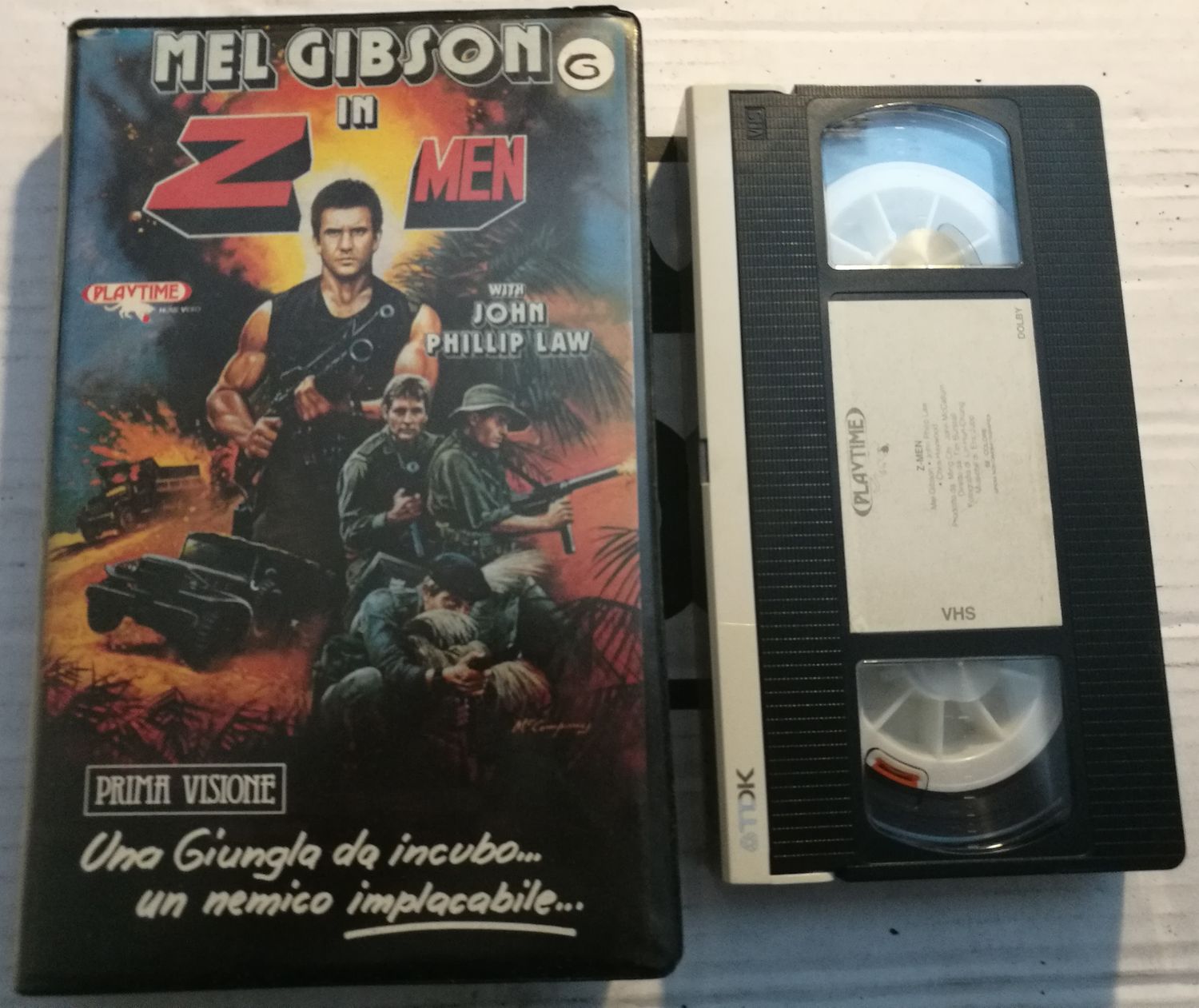 TeknoFilm - VHS - Z MEN di Tim Burstall (1982) - PLAYTIME TeknoFilm - VHS - Z MEN di Tim Burstall (1982) - PLAYTIME