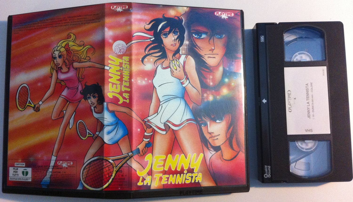 TeknoFilm - VHS - JENNY LA TENNISTA - IL FILM di Osamu Dezaki (1979) - PLAYTIME TeknoFilm - VHS - JENNY LA TENNISTA - IL FILM di Osamu Dezaki (1979) - PLAYTIME