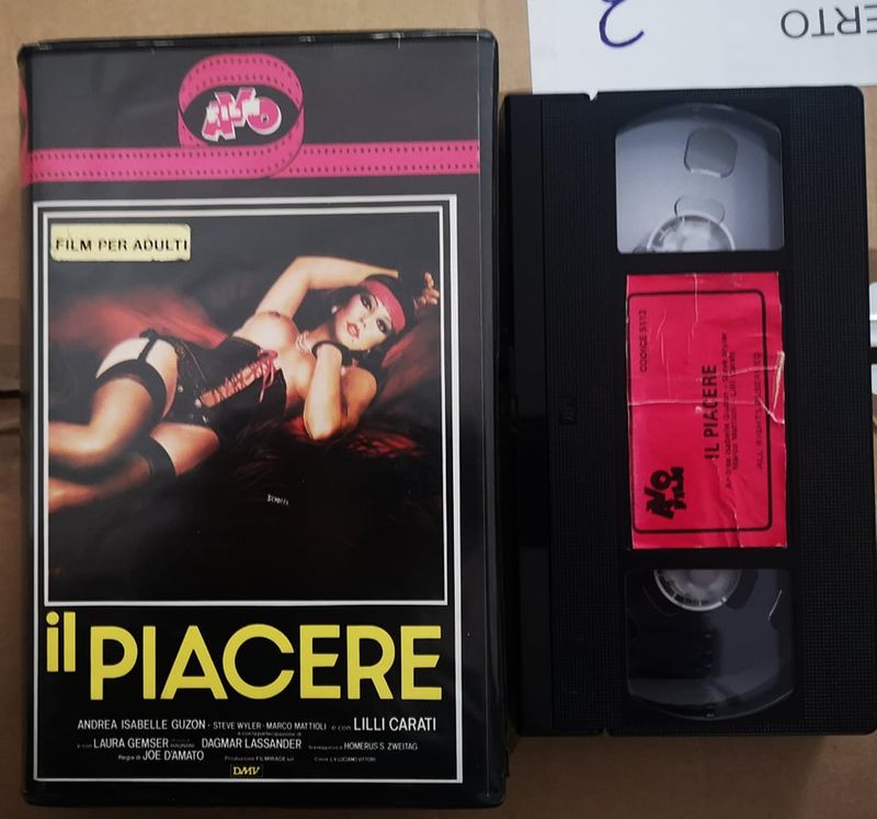 TeknoFilm - VHS – IL PIACERE di Joe D'Amato (1985) - AVOFILM (INEDITO IN DVD)