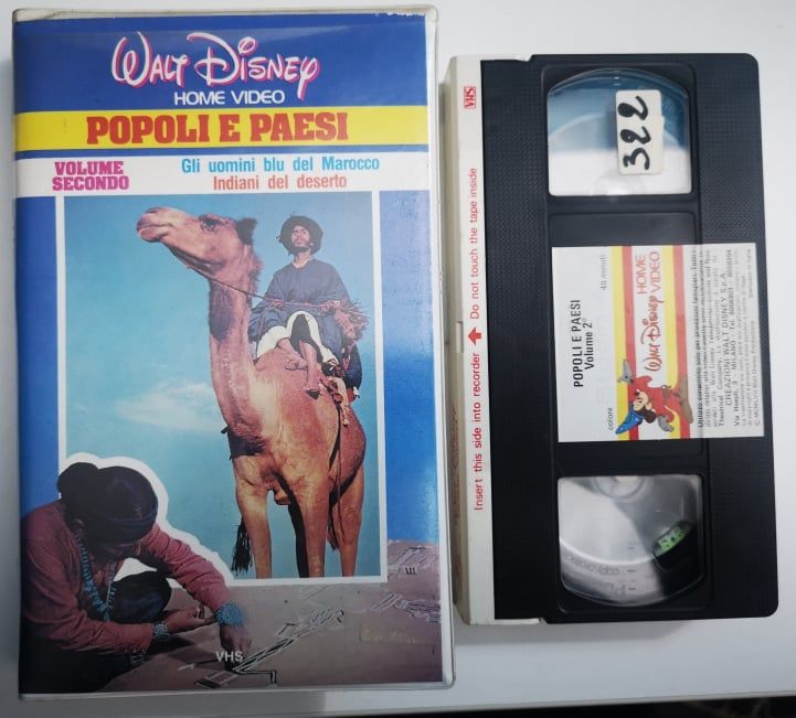 TeknoFilm - VHS - WALT DISNEY: POPOLI E PAESI oppure GENTI E PAESI Volume 2 - SAMOA e PORTOGALLO di Ben Sharpsteen (1957) - WALT DISNEY (INEDITO IN DVD)