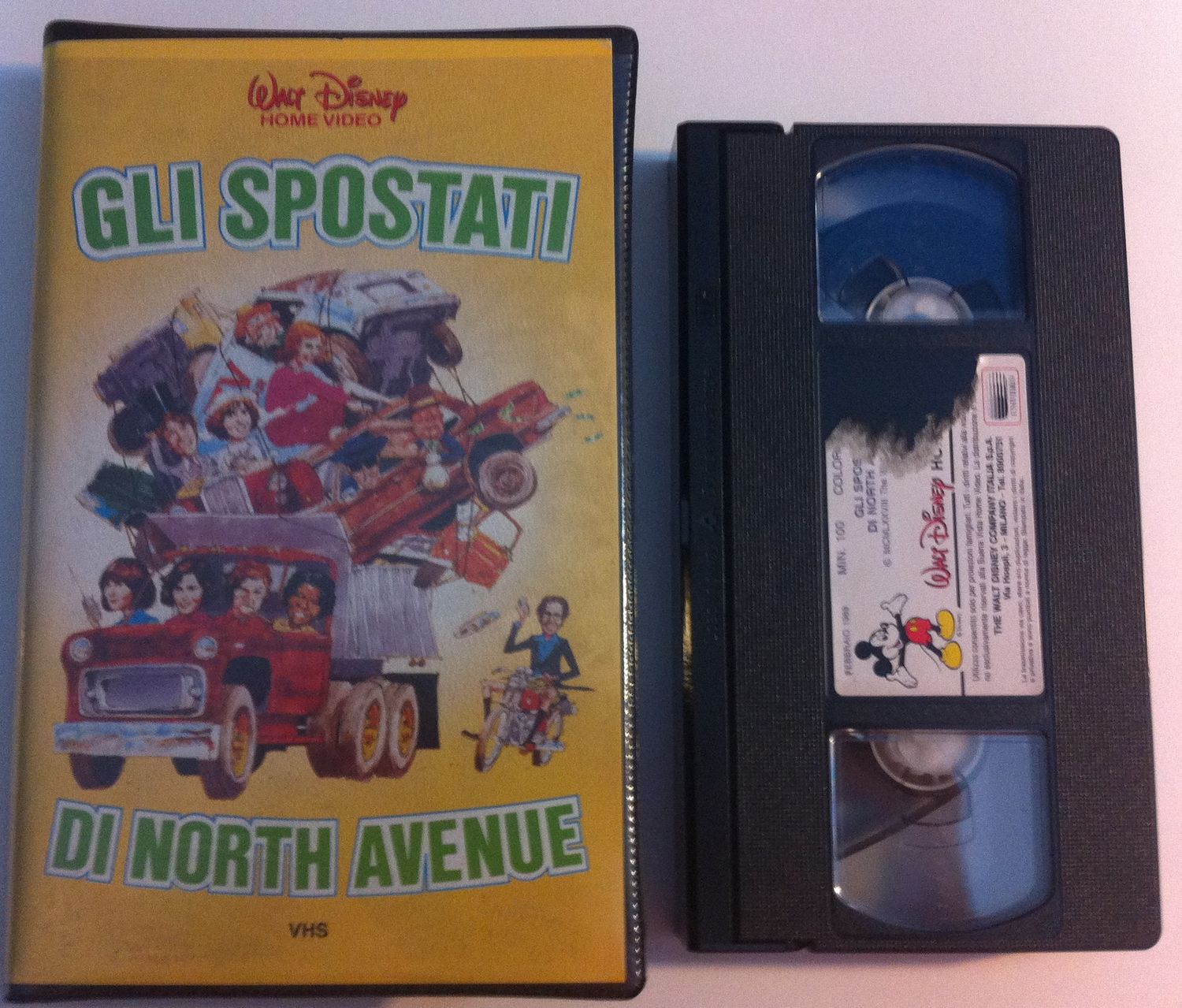 TeknoFilm - VHS - GLI SPOSTATI DI NORTH AVENUE di Bruce Bilson (1979) - WALT DISNEY (INEDITO IN DVD)
