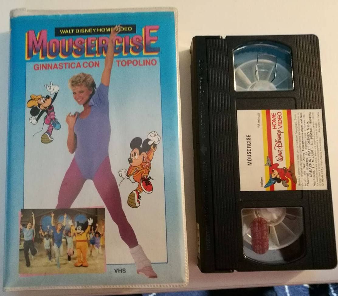 TeknoFilm - VHS - MOUSERCISE - GINNASTICA CON TOPOLINO (1985) - WALT DISNEY (INEDITO IN DVD) TeknoFilm - VHS - MOUSERCISE - GINNASTICA CON TOPOLINO (1985) - WALT DISNEY (INEDITO IN DVD)