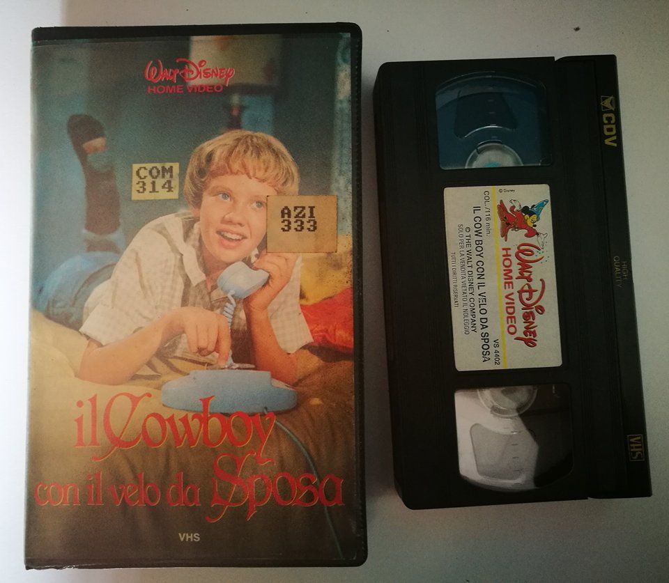 TeknoFilm - VHS - IL COWBOY CON IL VELO DI SPOSA di David Swift (1961) - WALT DISNEY TeknoFilm - VHS - IL COWBOY CON IL VELO DI SPOSA di David Swift (1961) - WALT DISNEY