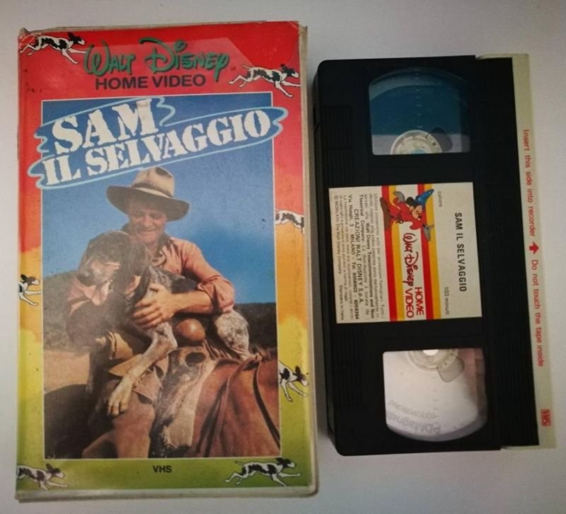 TeknoFilm - VHS - SAM IL SELVAGGIO di Norman Tokar (1963) - WALT DISNEY (INEDITO IN DVD)