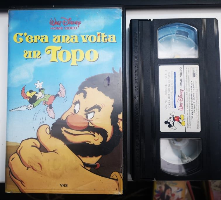 TeknoFilm - VHS - C'ERA UNA VOLTA UN TOPO di A.A.V.V.(1986) - WALT DISNEY (INEDITO IN DVD)