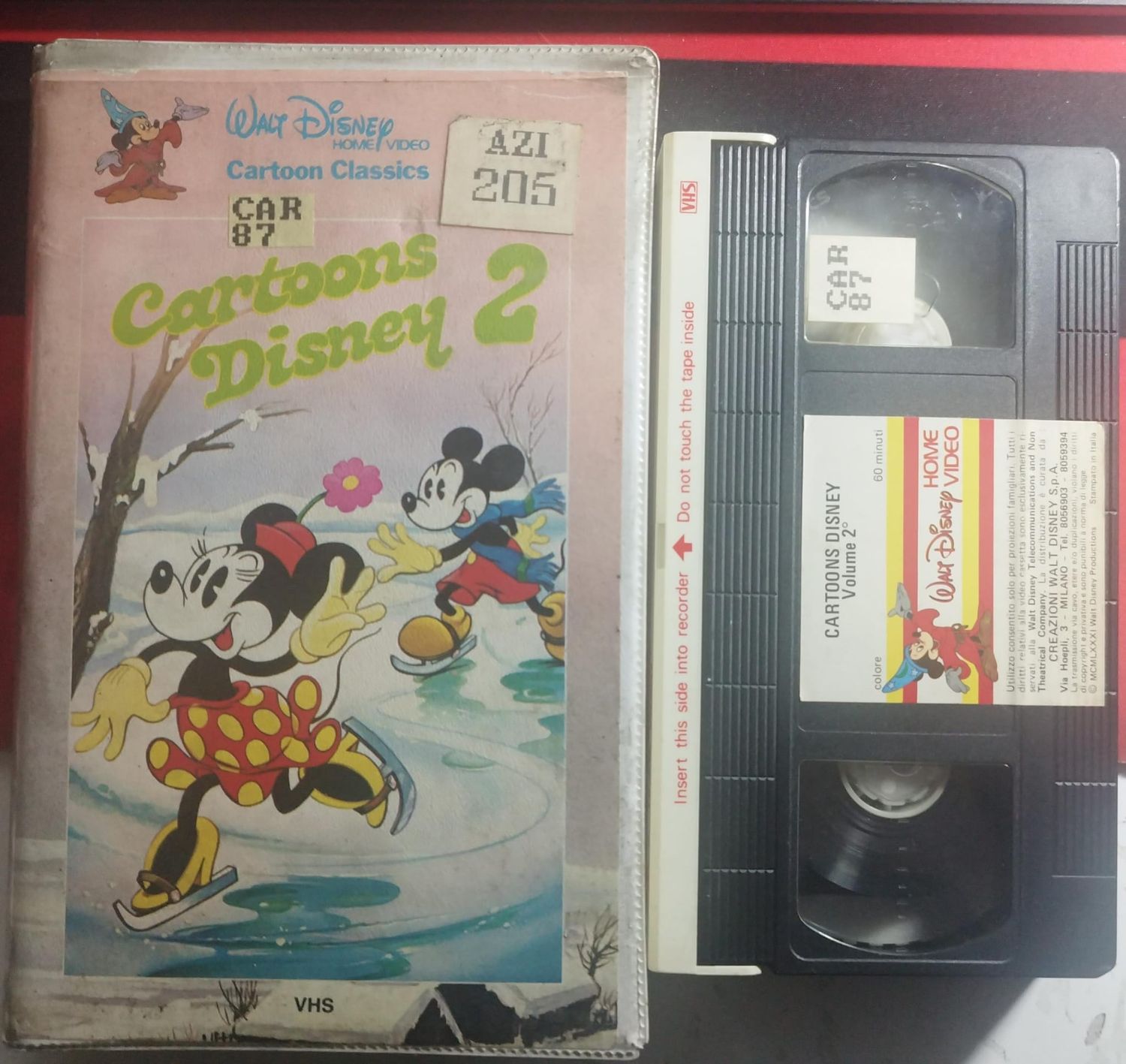 TeknoFilm - VHS - CARTOONS DISNEY 2 di A.A.V.V. (1982) - WALT DISNEY (INEDITO IN DVD) TeknoFilm - VHS - CARTOONS DISNEY 2 di A.A.V.V. (1982) - WALT DISNEY (INEDITO IN DVD)