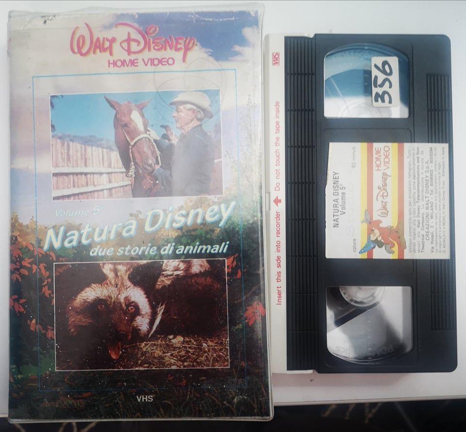 TeknoFilm - VHS - NATURA DISNEY - DUE STORIE DI ANIMALI Volume 5 di A.A.V.V. (1982) - WALT DISNEY (INEDITO IN DVD)