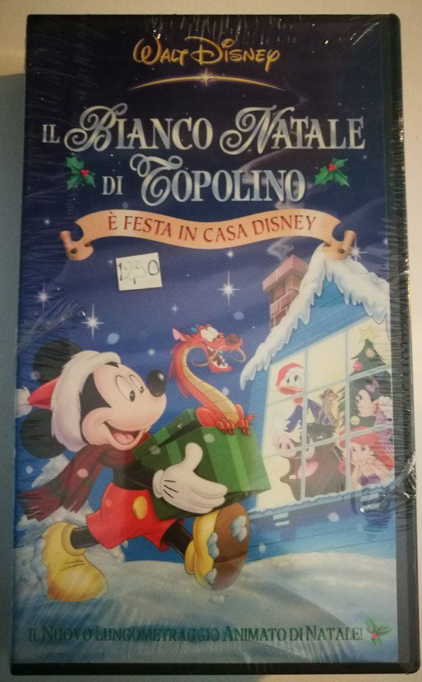 TeknoFilm - VHS - IL BIANCO NATALE DI TOPOLINO - E' FESTA IN CASA DISNEY di Tony Craig e Bobs Gannaway (1952) - WALT DISNEY