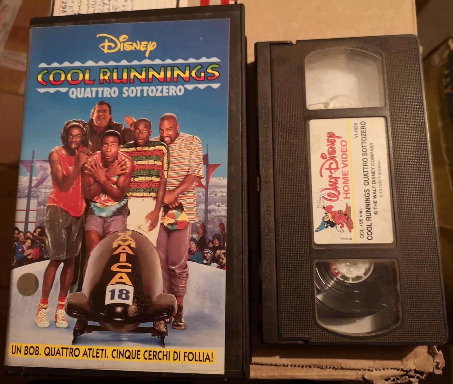 TeknoFilm - VHS - COOL RUNNINGS - QUATTRO ZOTTOZERO di Jon Turteltaub (1993) - WALT DISNEY TeknoFilm - VHS - COOL RUNNINGS - QUATTRO ZOTTOZERO di Jon Turteltaub (1993) - WALT DISNEY