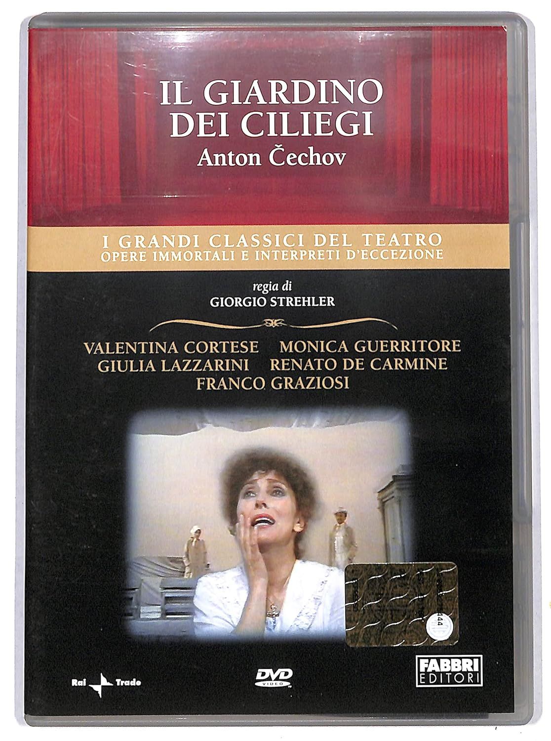 TeknoFilm - DVD – I GRANDI CLASSICI DEL TEATRO - IL GIARDINO DEI CILIEGI di Giorgio Strehler (1978) - FABBRI EDITORI TeknoFilm - DVD – I GRANDI CLASSICI DEL TEATRO - IL GIARDINO DEI CILIEGI di Giorgio Strehler (1978) - FABBRI EDITORI