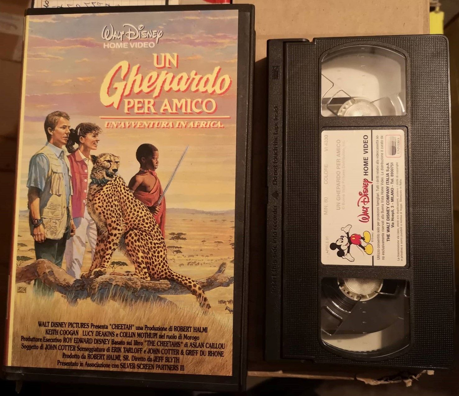 TeknoFilm - VHS - UN GHEPARDO PER AMICO di A.A.V.V. (1988) - WALT DISNEY (INEDITO IN DVD) TeknoFilm - VHS - UN GHEPARDO PER AMICO di A.A.V.V. (1988) - WALT DISNEY (INEDITO IN DVD)