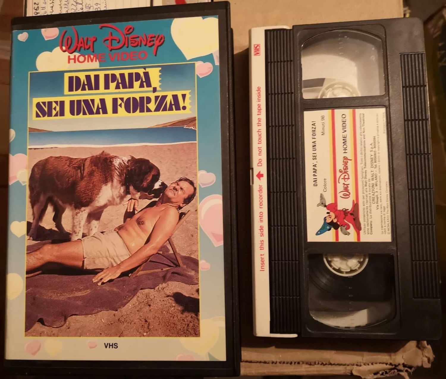 TeknoFilm - VHS - DAI PAPA' SEI UNA FORZA di Vincent McEveety (1974) - WALT DISNEY (INEDITO IN DVD)