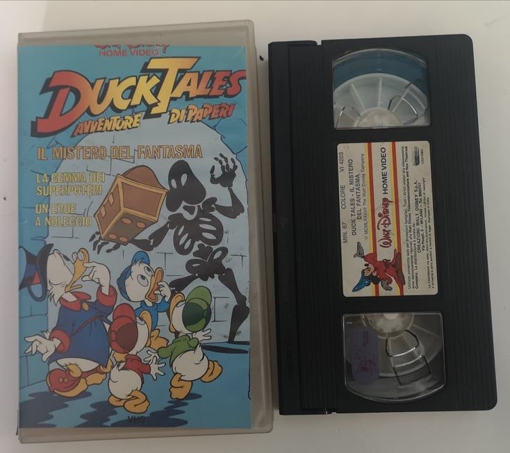 TeknoFilm - VHS - DUCK TALES AVVENTURE DI PAPERI - IL MISTERO DEL FANTASMA di A.A.V.V.  (1987) - WALT DISNEY (INEDITO IN DVD)