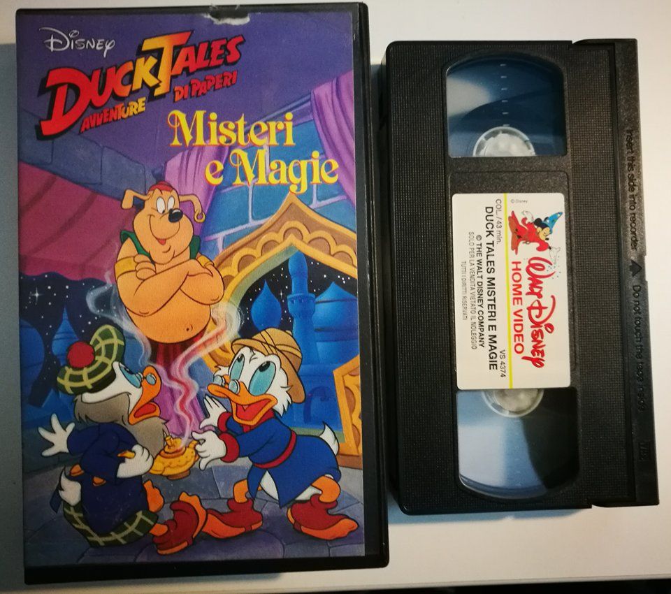 TeknoFilm - VHS – DUCK TALES AVVENTURE DI PAPERI - MISTERI E MAGIE di A.A.V.V. (1987) - WALT DISNEY (INEDITO IN DVD)