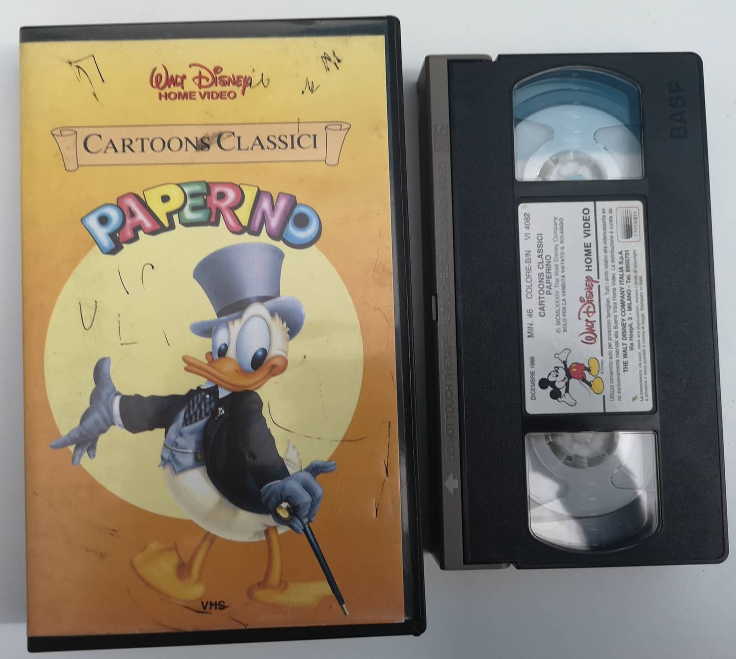 TeknoFilm - VHS – CARTOON CLASSIC - PAPERINO di A.A.V.V. (1984) - WALT DISNEY (INEDITO IN DVD)